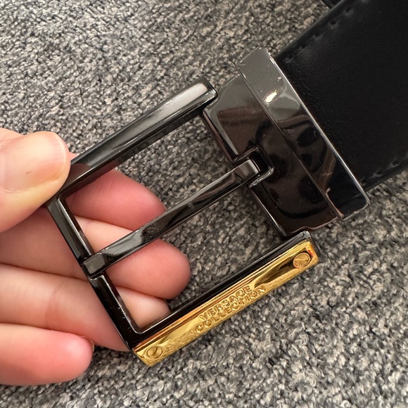 Versace Men’s Black Leather Belt - Picture 7 of 7